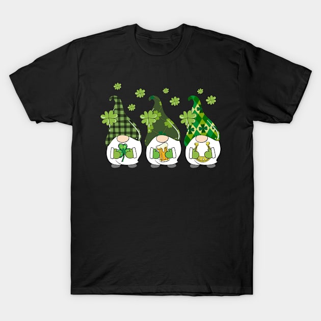 Shamrock St Patricks Day Gnomes T-gift St Patrick gifts For Boys Girls Men Women T-Shirt by paynegabriel